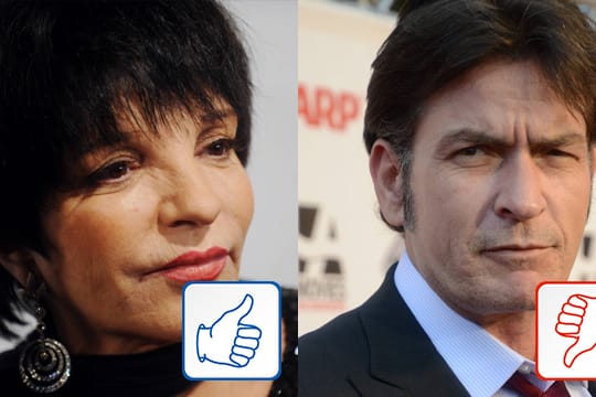 Liza Minnelli und Charlie Sheen