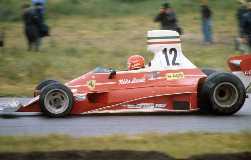 Ab 1974 steht Lauda in Diensten von Ferrari...