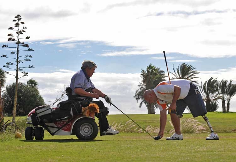 Urlaub mit Behinderung auf Teneriffa: Golf.