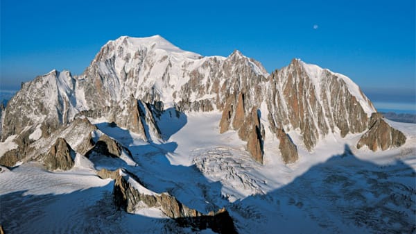 4000er der Alpen: Der Mont Blanc ist der höchste Berg der Alpen.