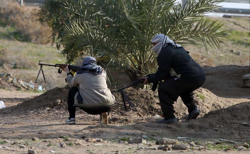 ISIS-Kämpfer im irakischen Falludscha: Im Zweistromland beherrscht die Terrorgruppe weite Teile der Provinz Al-Anbar.