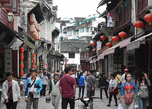 Kreisstadt Huangshan in der chinesischen Provinz Anhui.