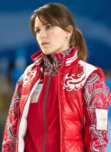 Curling kann so sexy sein: Anna Sidorova ist die Kapitänin des russischen Teams.