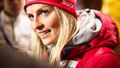 inen Spaß zu haben: Der schnelle Blondschopf Therese Johaug läuft sich als Norwegens Medaillenhoffnung im Langlauf in die Herzen der Zuschauer.
