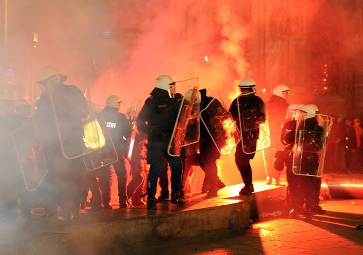 Wien, Akademikerball, FPÖ, Randale, Proteste Wien, Akademikerball, FPÖ, Randale, Proteste