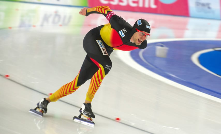 Alexej Baumgärtner, Eisschnelllauf.
