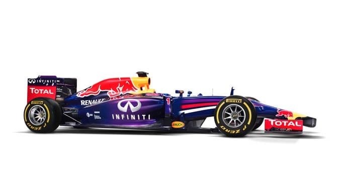 Angetrieben wird das Auto, mit dem Red Bull in seine zehnte Formel-1-Saison startet, wie in den vergangenen Weltmeister-Jahren von einem Renault-Motor.