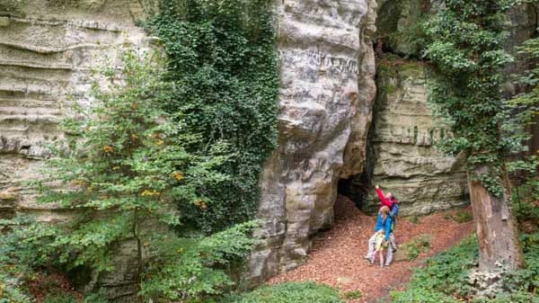 Mullerthal Trail: Qualitäts-Wanderweg in Luxemburg.