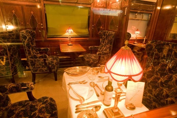 Das luxuriöse Flair im original Orient-Express war für viele Passagiere einmalig.