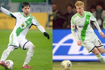 Einer kommt, einer geht: Der VfL Wolfsburg hat den Königstransfer der Hinrunde getätigt und für rund 20 Millionen Euro Kevin De Bruyne geholt. Diego ist zu Atletico Madrid gewechselt.