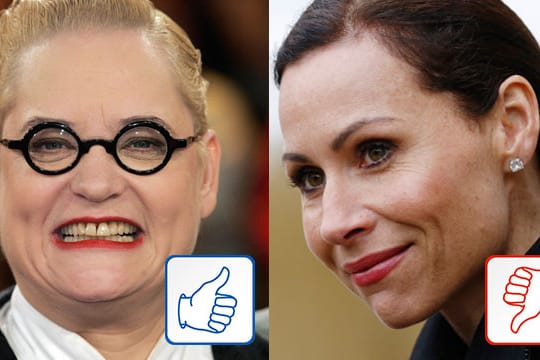 Hella von Sinnen und Minnie Driver