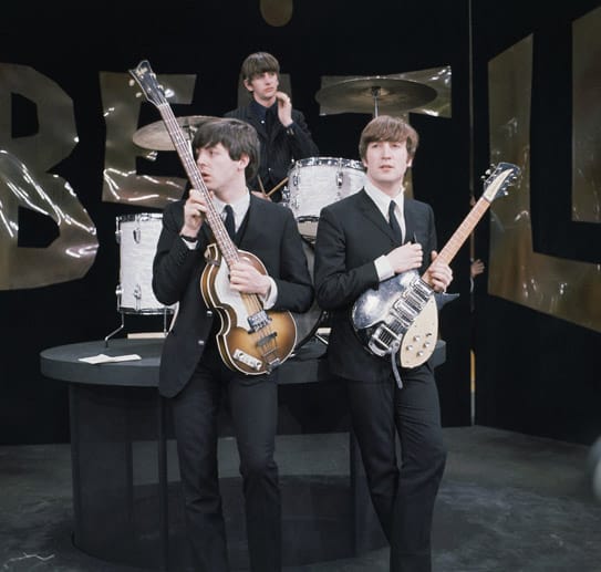 Die Beatles in den USA.