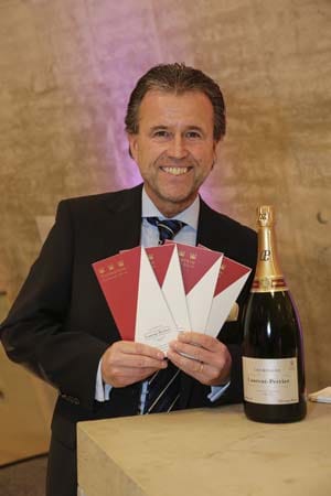 Thomas Schreiner, Herausgeber des „Hornstein-Ranking 2014" und Deutschlandchef von Champagne Laurent-Perrier.