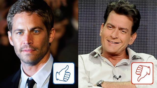 Paul Walker und Charlie Sheen