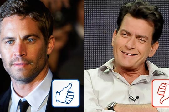 Paul Walker und Charlie Sheen