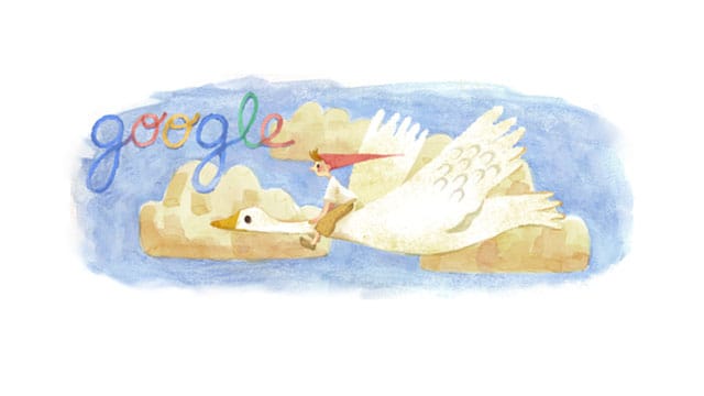 Google Doodle gedenkt "Nils Holgersson"-Autorin Selma Lagerlöf.