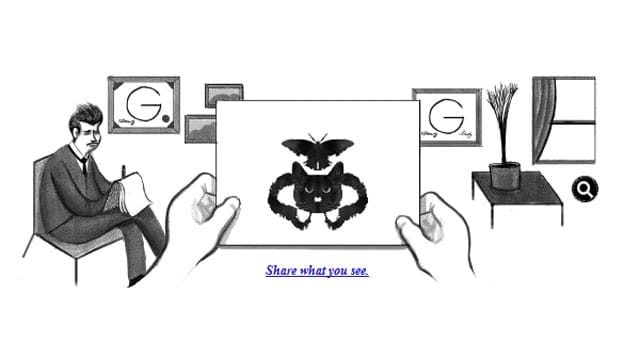 Google Doodle ermöglicht den Rorschach-Test.