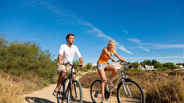 Portugal, Algarve: Radfahren im Urlaub.