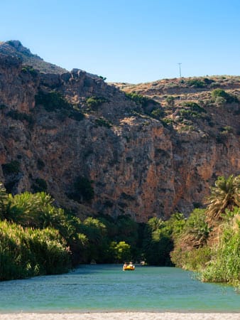Kreta: Palmenstrand von Preveli.