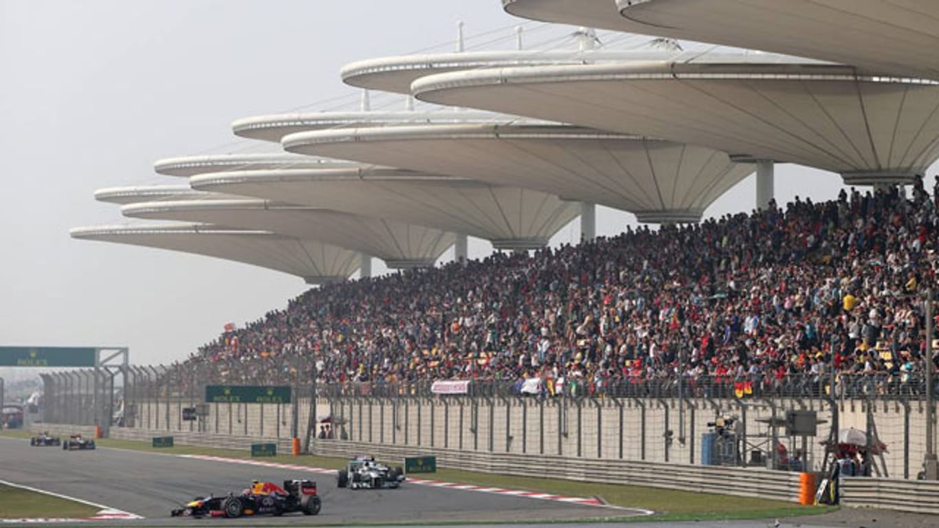 Blick auf den Shanghai International Circuit