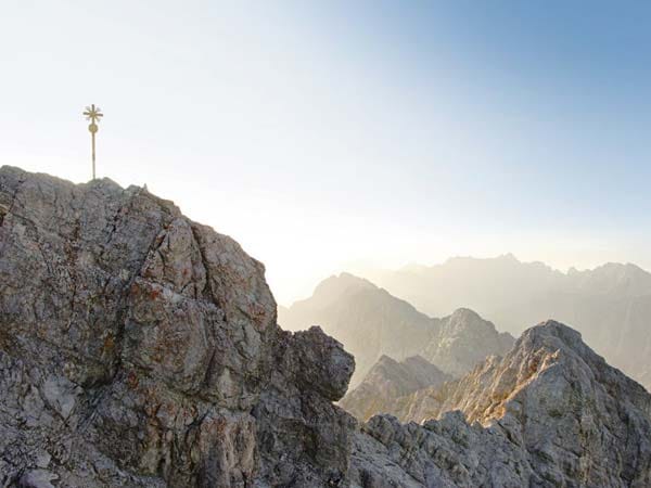 Gipfel der Zugspitze: Deutschlands höchster Berg.