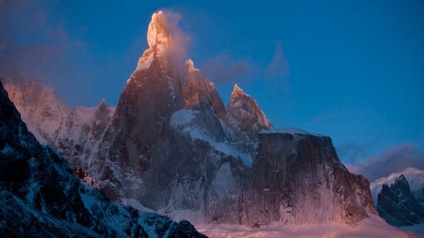 Cerro Torre in Patagonien.