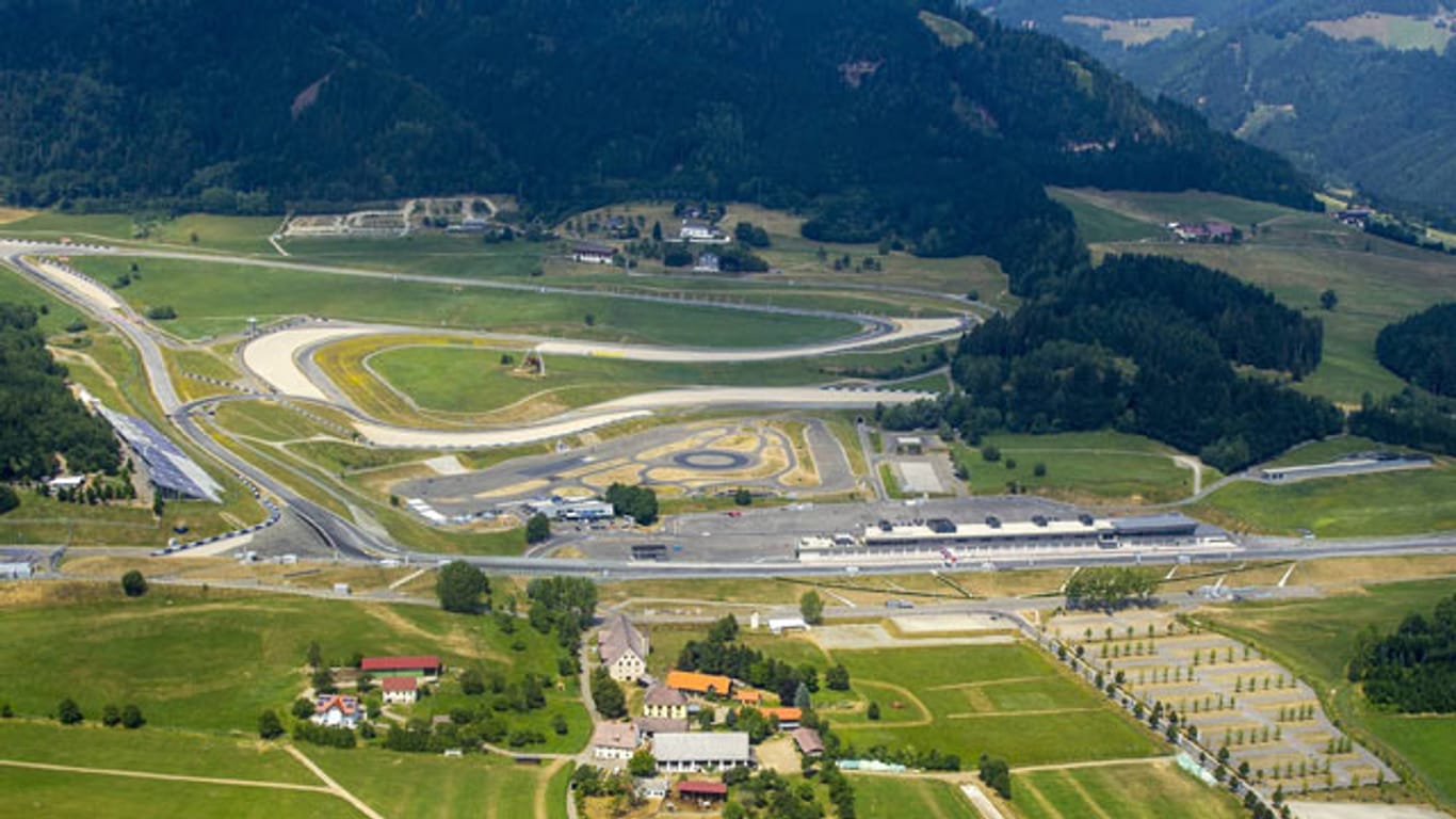 Blick auf den Red-Bull-Ring in Österreich