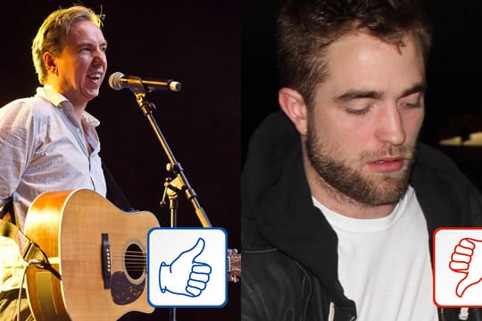 Olli Schulz und Robert Pattinson.