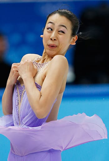 Die japanische Eiskunstläuferin Mao Asada