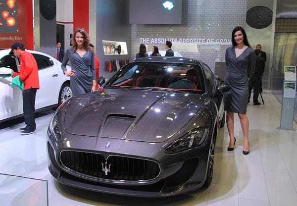 Maserati hofft, die Besucher mit dem MC Stradale zu überzeugen.