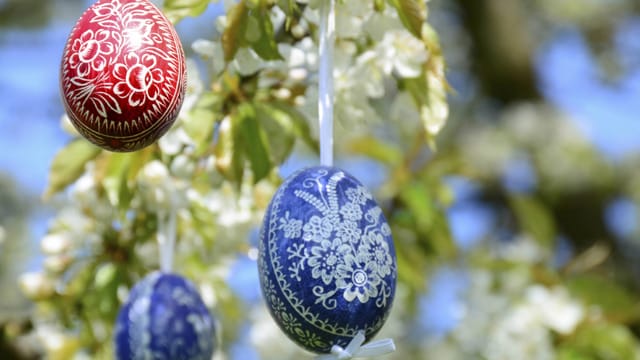 Zu Ostern lässt sich der Garten hübsch dekorieren