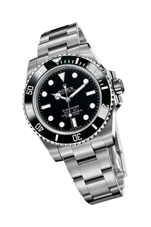 Zu guter Letzt darf eine Uhr nicht fehlen. Eine von vielen Klassikern aus der Schweiz ist eine Rolex Submariner. Kaum vorstellbar, dass so eine Uhr einmal aus der Mode kommt.