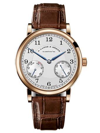 In der Kategorie D der Uhren bis 25.000 Euro sicherte sich die A. Lange & Söhne 1815 Auf/Ab den Siegertitel.