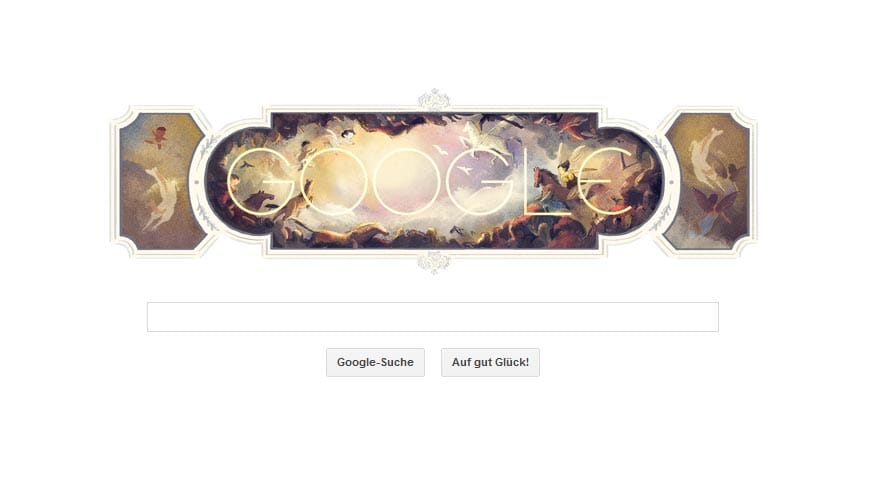 Google Doodle zu Ehren von Maler Giambattista Tiepolo.