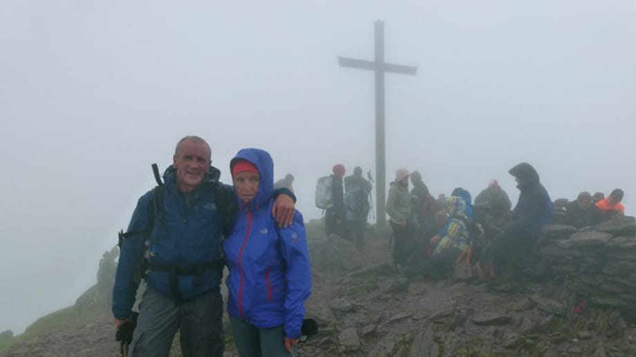 Gipfel-Foto am Carrantouhill in Irland.