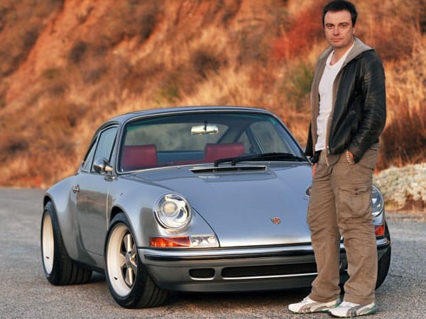 Und hier der Mann, den alle Porsche-Fans beneiden: Rob Dickinson hat sich seinen Lebenstraum erfüllt.