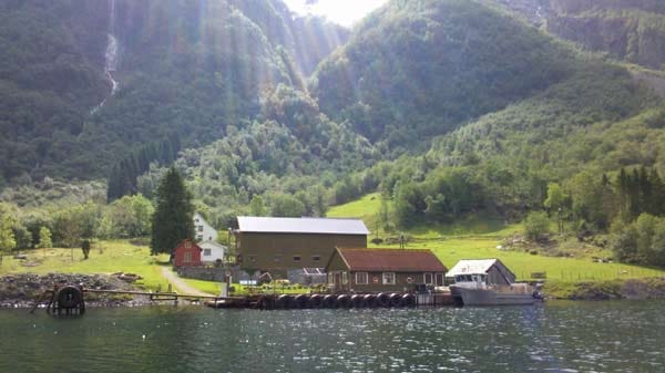 Alte Poststation im Nærøyfjord, Norwegen.