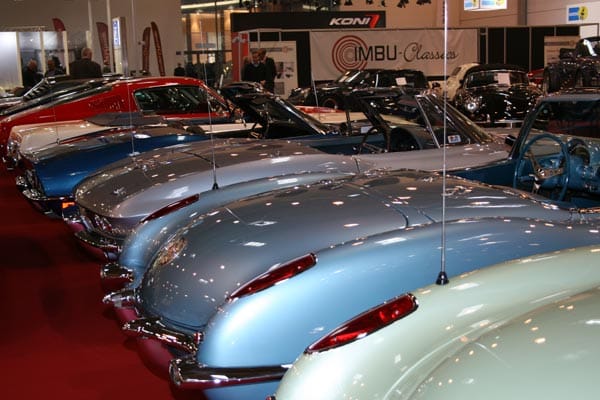 Fast alle der insgesamt sieben Corvette-Generationen fanden sich auf der Techno-Classica wieder.