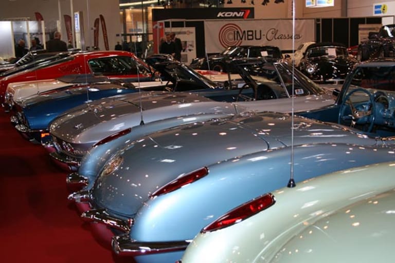 Fast alle der insgesamt sieben Corvette-Generationen fanden sich auf der Techno-Classica wieder.