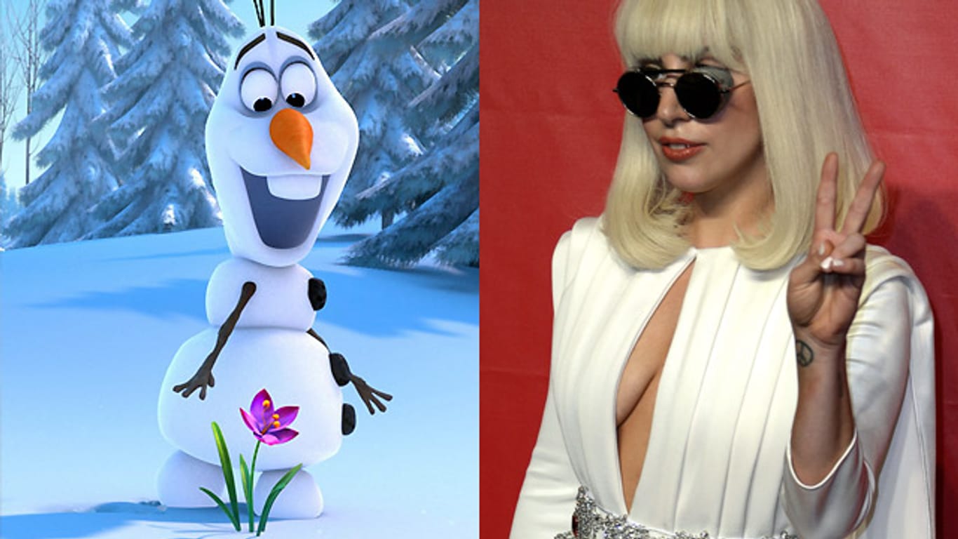 "Die Eiskönigin - Völlig unverfroren" und Lady Gaga.