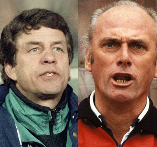 Ewig im Streit verbrachten Otto Rehhagel und Udo Lattek ihre Zeit in der Bundesliga. Auf die Frage, wie sein Verhältnis zum einstigen Werder-Trainer sei, antwortete Lattek einst: "Wir haben keins." Rehhagel konterte: "Der Lattek hat sich nicht gut benommen." Ewig im Streit verbrachten Otto Rehhagel und Udo Lattek ihre Zeit in der Bundesliga. Auf die Frage, wie sein Verhältnis zum einstigen Werder-Trainer sei, antwortete Lattek einst: "Wir haben keins." Rehhagel konterte: "Der Lattek hat sich nicht gut benommen."