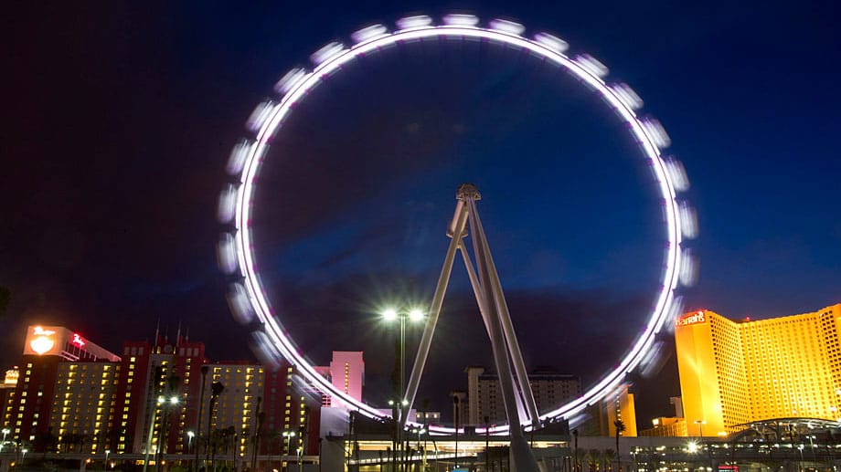 Neuer Weltrekordhalter: Mit etwas mehr als 167 Metern ist der "Las Vegas High Roller" das höchste Riesenrad der Welt.