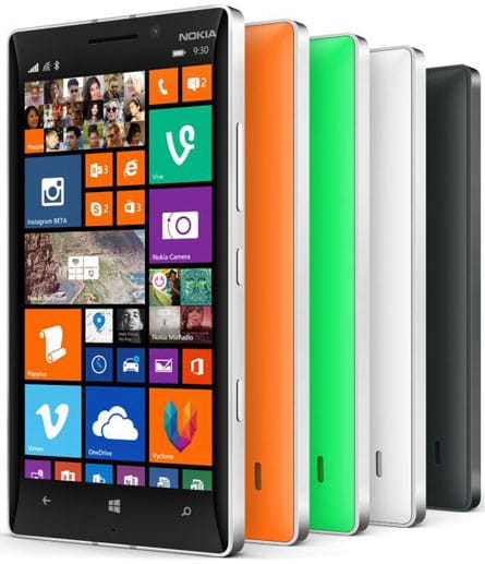Das Gehäuse des Lumia 930 ist mit einem Metallrahmen umgeben
