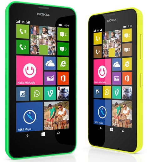 Das Nokia Lumia 630 wird auch in einer Dual-SIM-Variante hergestellt