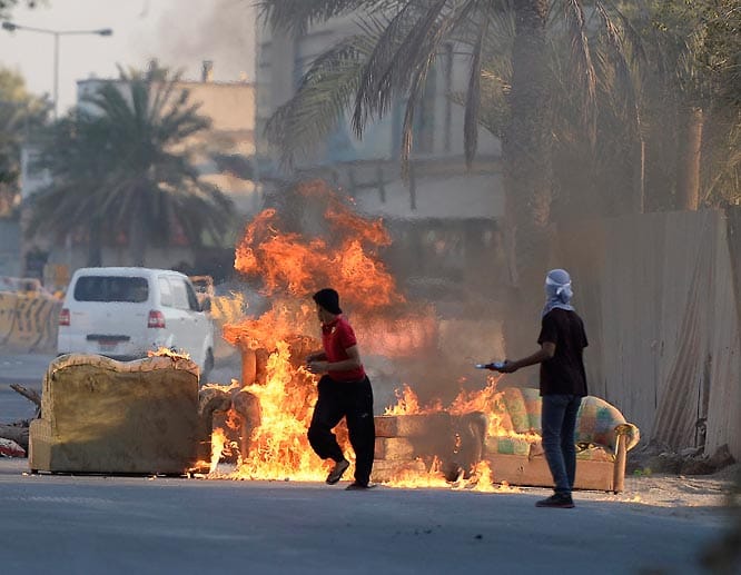 Auch in diesem Jahr gibt es in Bahrain Proteste gegen das Rennen.
