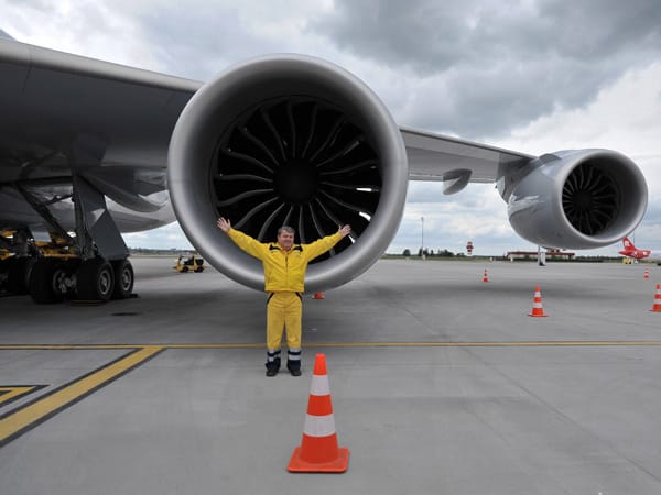 Die Größe einer Boeing 747-Turbine ist beeindruckend. Ob der Schlaf darin ebenso außergewöhnlich ist?