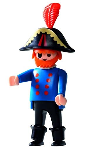 Der Piratenkapitän ist das erste Playmobil-Männchen mit einem dicken Bauch. Eingeführt wurde es 1986/87.