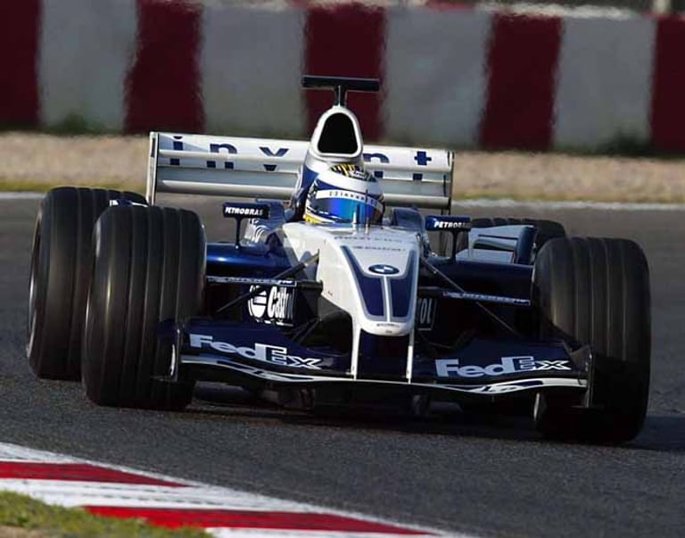 Mit 17 Jahren darf Rosberg den Williams-Formel-1-Wagen testen.