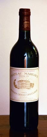 Das Château Margaux erzeugt einen der berühmtesten Weine der Welt. Ebenfalls seit 1855 trägt das Gut den Titel "Premier Grand Cru". Er wird ungefiltert abgefüllt. In den Grand Vin kommen dabei lediglich zwischen 40 und 60 % des Rotweines. Der Rest, vor allem der Ertrag junger Rebanlagen, wird unter dem Zweitetikett "Pavillon Rouge" verkauft.
