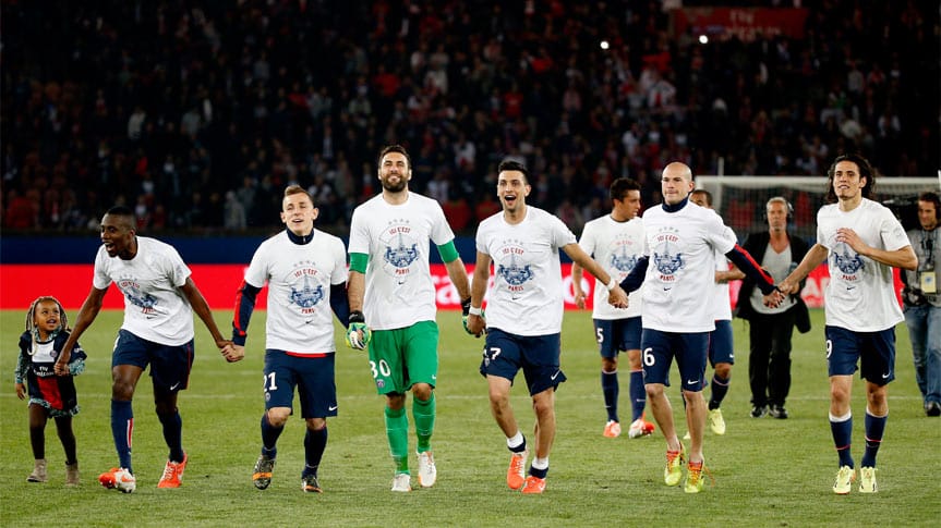 Frankreich: Wie bereits im Vorjahr heißt der Meister der französischen Ligue 1 auch in dieser Saison wieder Paris St. Germain...